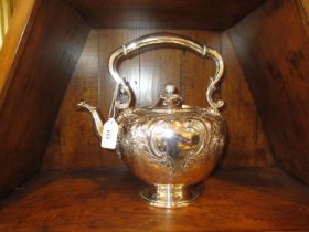 Victorian Silver Plated Kettle