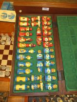 Cased Russian Figure Chess Set