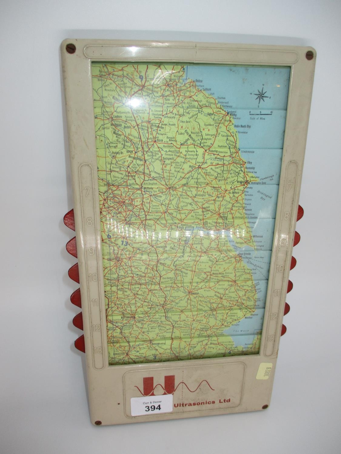 Ultrasonics Ltd Road Map of Great Britain