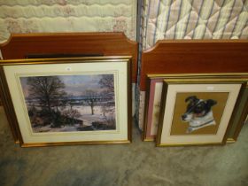 James McIntosh Patrick Signed Print and 5 Other Pictures