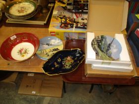 Carlton Ware Dish, Coalport Bowl, 4 Royal Doulton Plates Heroes of The Sky and 3 Other Collectors