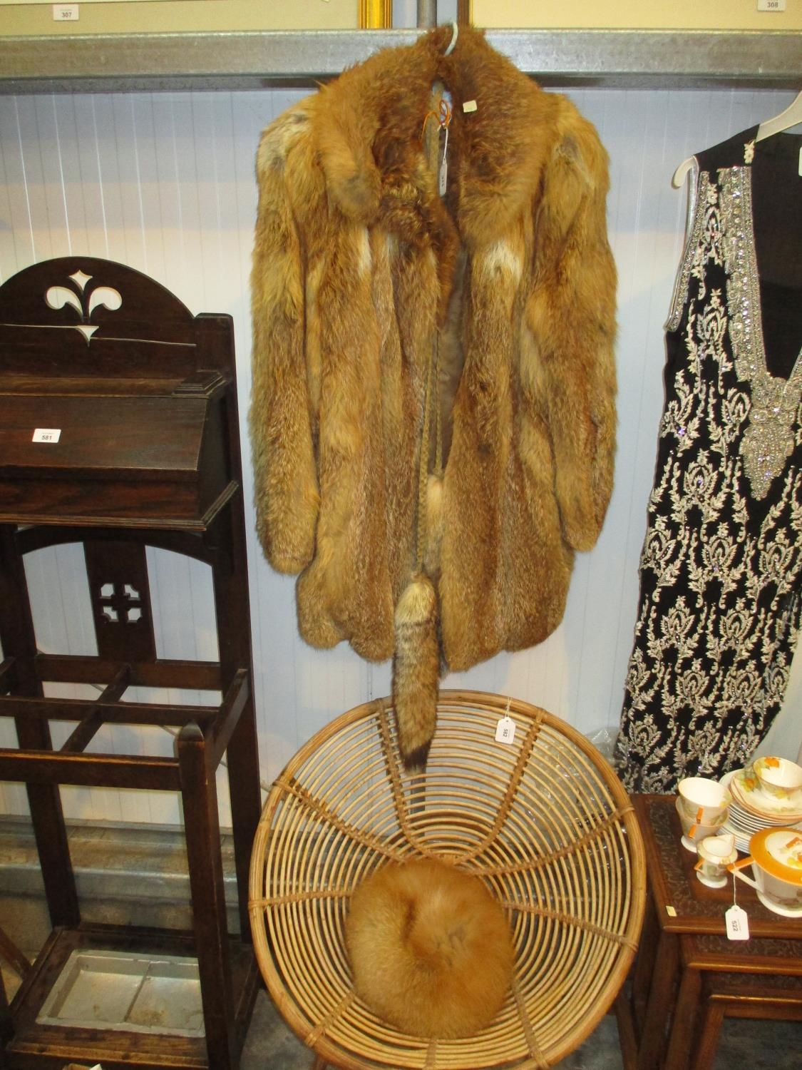 Fur Coat and Hat
