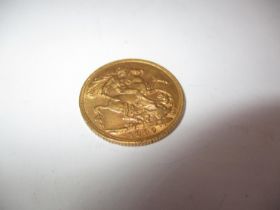 1909 Gold Sovereign