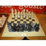 African Figure Chess Set