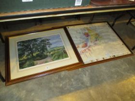 James McIntosh Patrick Signed Limited Edition Print and a Bordeaux Map