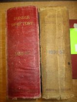 Two Dundee Directories - 1936/37, 1938/39