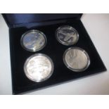1991 Marshall Islands 4 x $50 Silver Coins Legends of The Royal Air Force