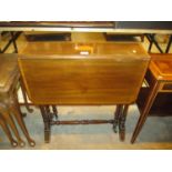 Edwardian Inlaid Mahogany Sutherland Table