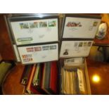 Box of First Day Covers etc