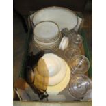 Box of Ceramics and Glass