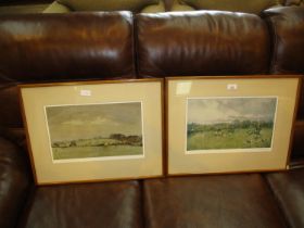 Pair of Lionel Edwards Signed Artist Proof Prints The Meynell and The Cambridge University Drag