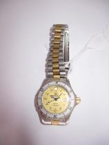 Ladies Tag Heuer 2000 Professional 200 Metres Wristwatch, the back stamped 974.015