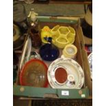 Box of Ceramics and Glass