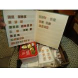 Box of First Day Covers, Stamps etc