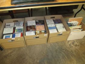 Three Boxes of Classical CDs, Books etc
