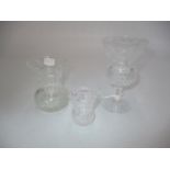 Edinburgh Crystal Thistle Sherry Glass, 12cm, and 2 Tumblers