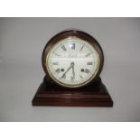 Comitti of London Mahogany Case Mantel Clock