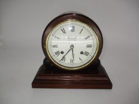 Comitti of London Mahogany Case Mantel Clock