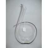 Riedel Amadeo Fatto A Mano Free Form Glass Decanter, 42cm high