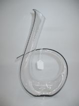 Riedel Amadeo Fatto A Mano Free Form Glass Decanter, 42cm high