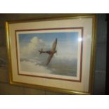 Gerald Coulson Signed Print The Magic of Flight, also Signed by Alex Henshaw, 160/500