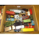 Box of Dinky and Other Vehicles