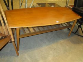 Teak Coffee Table, 119x55cm