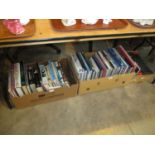 Two Boxes of Books - Film, TV etc, and 25 Books - Scottish Crime