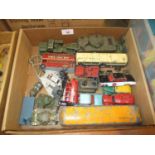 Box of Dinky and Other Vehicles
