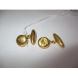 Pair of 18ct Gold Cufflinks