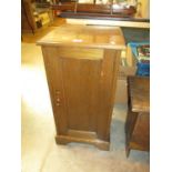 Late Victorian Ash Bedside Cabinet