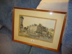 Andrew Neilson, Watercolour, High Street Dundee, 23x38cm