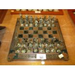 Metal Figure Chess Set