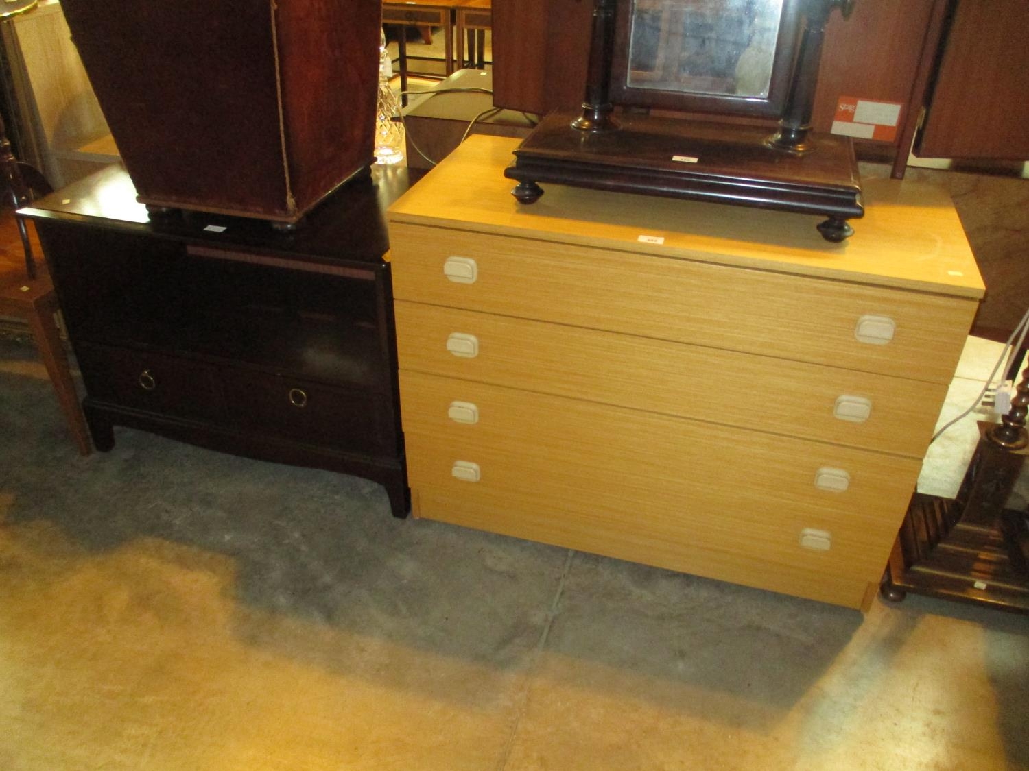 Chest of 4 Drawers and a Stag Minstrel TV Unit