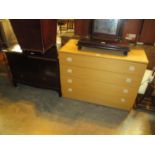 Chest of 4 Drawers and a Stag Minstrel TV Unit