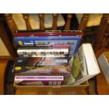 Box of Collectors Books including Banknotes, Medals, Coins, Watches etc