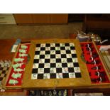 Cased Chinese Chess Set