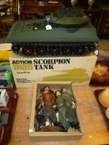 Action Man Scorpion Tank, 3 Figures and Accessories