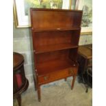 Mahogany Waterfall Bookshelves, 66cm