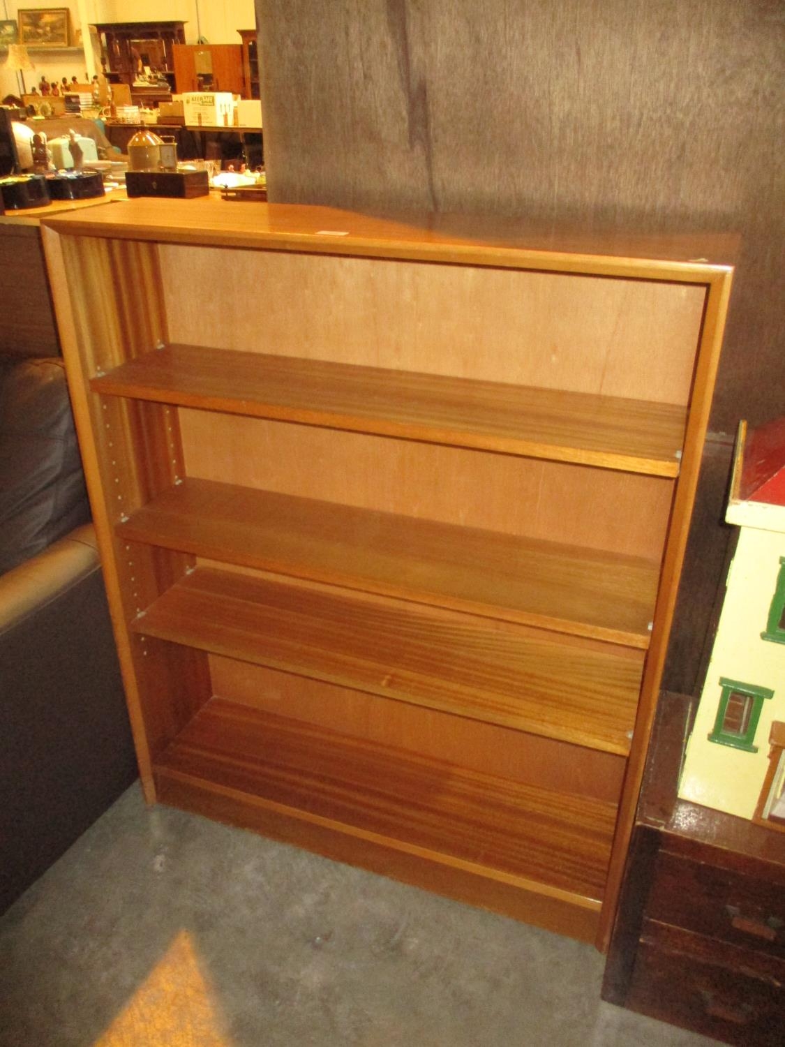 Mahogany Bookshelves, 92cm