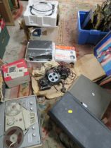 A SELECTION OF VINTAGE PROJECTION AND AUDIO EQUIPMENT ETC