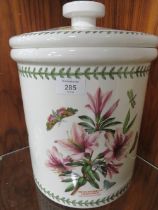 A LARGE CERAMIC PORTMEIRION LIDDED BREAD BIN