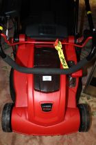 A CORDLESS COBRA 40V LAWN MOWER A/F (BATTERY IN OFFICE)