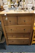 A MODERN FIVE DRAWER COLONIAL STYLE CHEST A/F