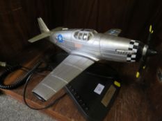 A NOVELTY FIGHTER PLANE TELEPHONE