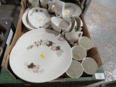 A TRAY OF WESTWOOD DOULTON CHINA