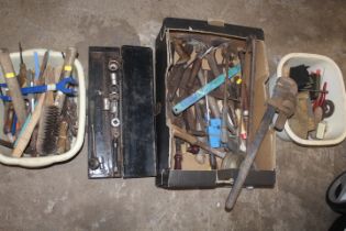 THREE TRAYS OF TOOLS