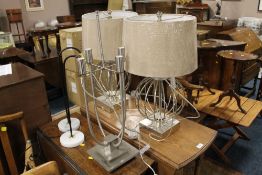 FIVE ASSORTED MODERN LAMPS