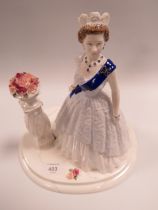 A COALPORT A GOLDEN JUBILEE CELEBRATION FIGURE