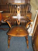 A WINDSOR COMB BACK CHAIR